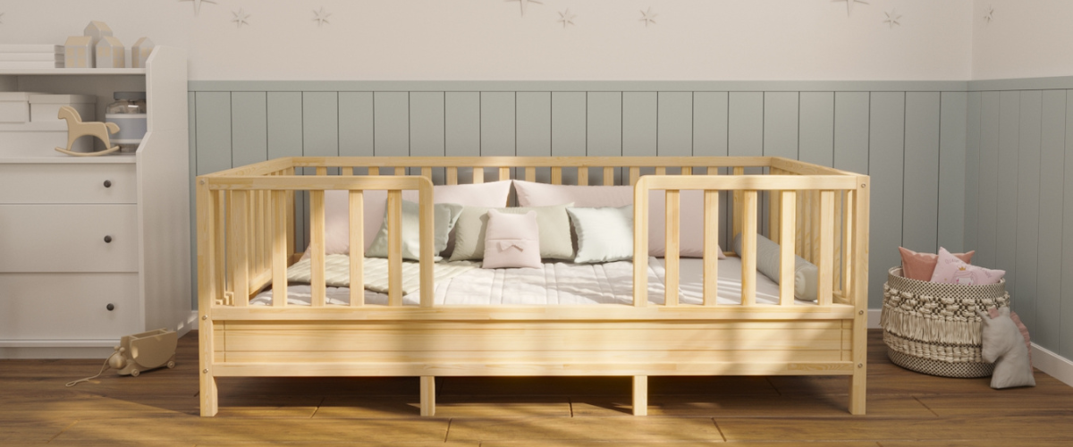 toddbunk montessori floor bed with legs